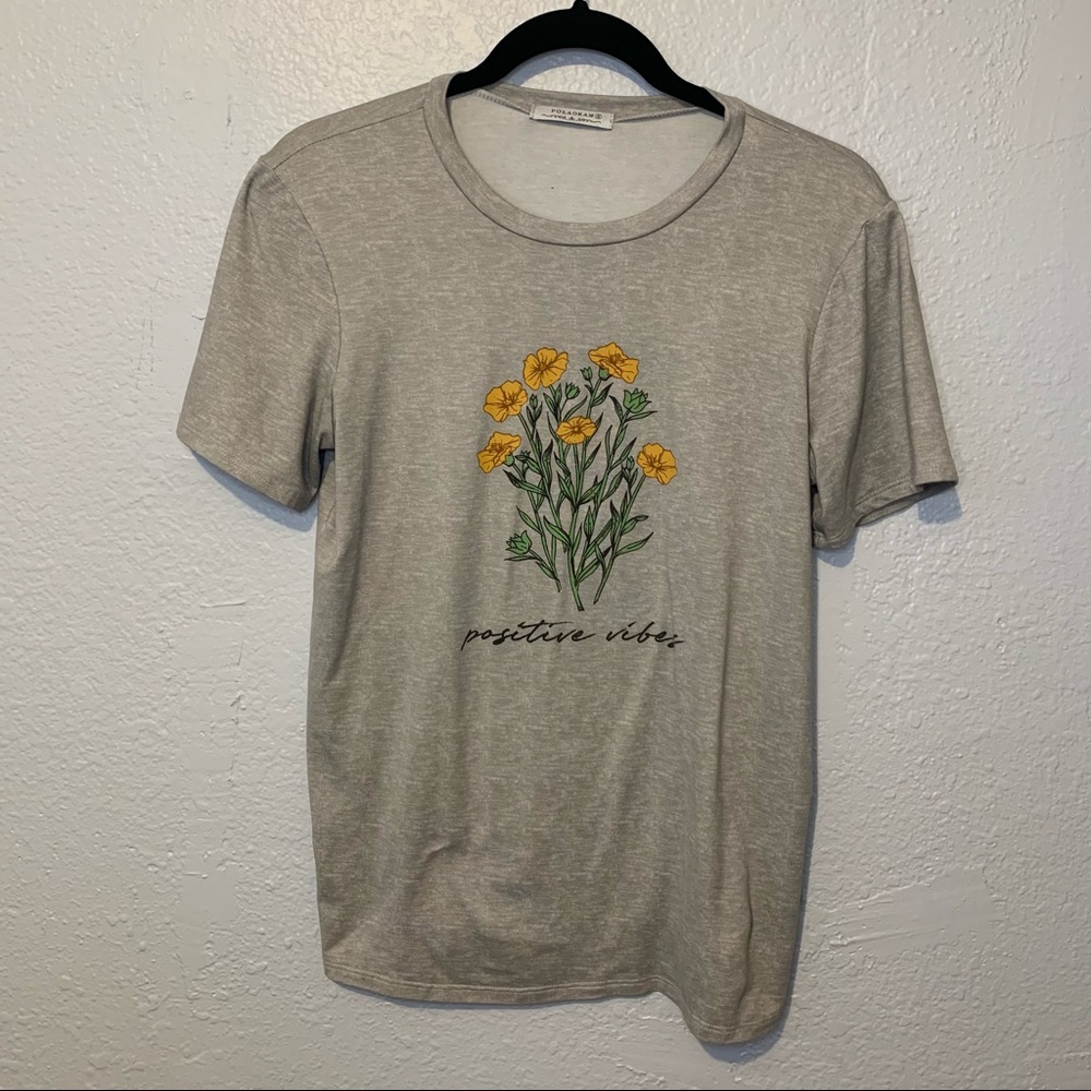 Polagram Graphic Tshirt "Positive Vibes"